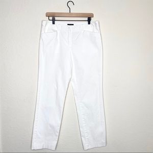 Jones New York Signature Stretch White Pants